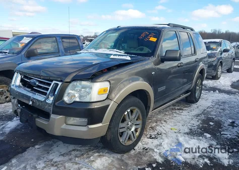 2008 Ford Explorer Eddie Bauer z USA, uszkodzony, nr VIN 1FMEU74878UA01214
